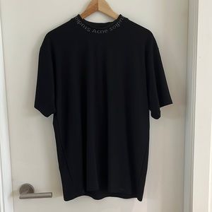 Acne Studios Logo Collar T-Shirt